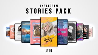 Instagram Stories Pack 15 After Effects Templates