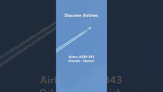 Discover Airlines Airbus A330-343 (D-AIKO) at 39,000 over the UK Flying from Orlando to Munich