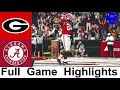 #3 Georgia vs #2 Alabama Highlights | College Football Week 7 | 2020 College Football Highlights