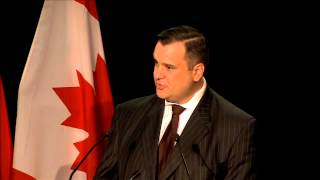 Minister James Moore- Canada Gairdner Awards 2013