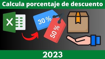 EXCEL CÓMO CALCULAR PORCENTAJE DE DESCUENTO