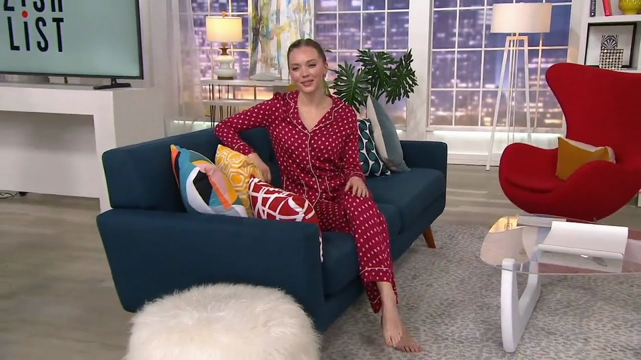 20200221 Jill McGeehan Splendid Notch Collar Piped Pajamas YouTube