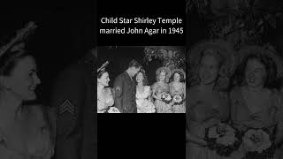 Child Star Shirley Temple married John Agar in 1945 #oldphotorestoration #oldphotos #picwand