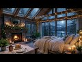 Cozy Vermont Cabin Ambience at Mystic Shores - Rain, Relax, Sleep, Study