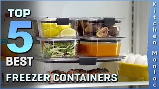 Top 5 Best Freezer Containers Review in 2023