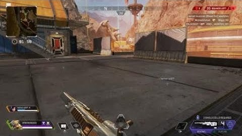 Iets met een Sentinel zonder attachments, en 3 kills in Apex Legends op PS4