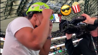 AMERICAN AIRLINES CENTER (DALLAS STARS) I MADE IT TO THE BIG SCREEN!!