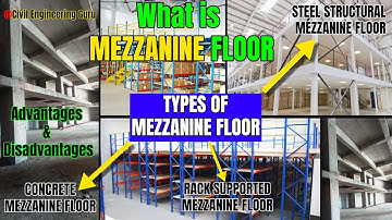 Mezzanine Floor - Types of Mezzanine Floor - Civil Engineering