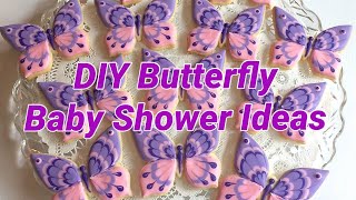 Butterfly Themed Baby Shower ideas\/DIY Decor, Treats, and Much More!!