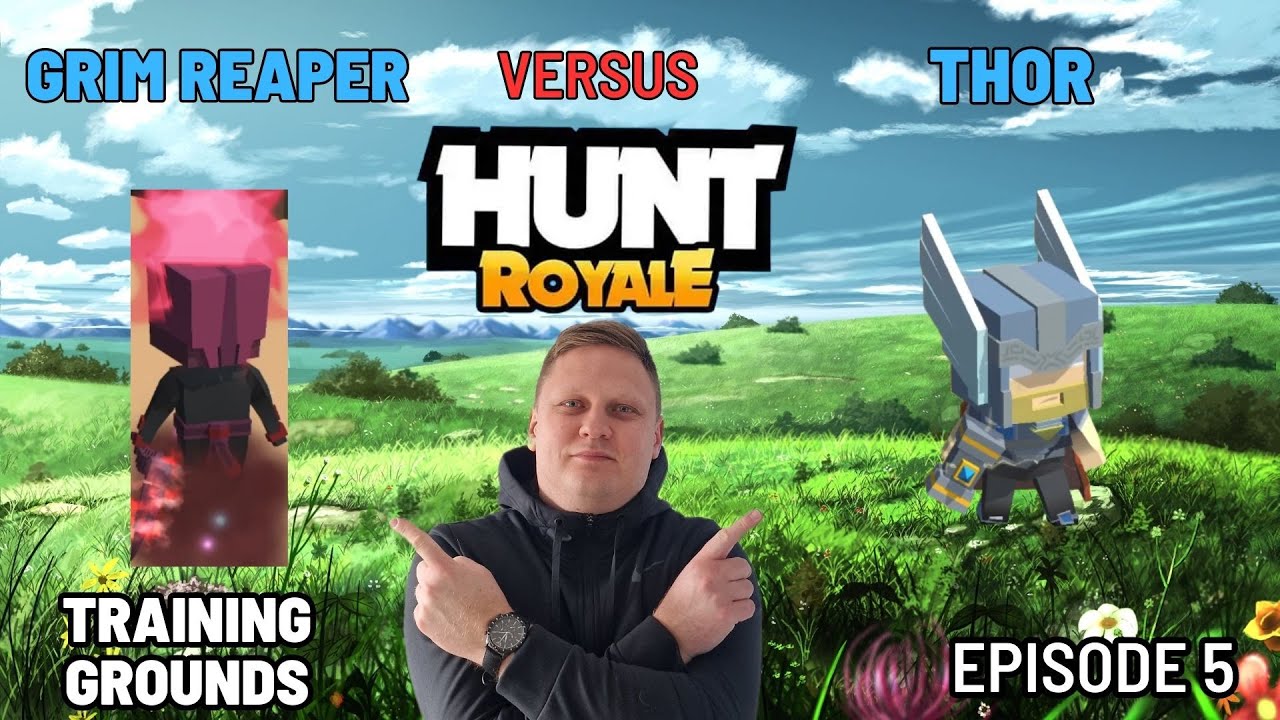 HUNT ROYALE BEST HUNTER TESTING ZONE! EPISODE 5! GRIM REAPER VS THOR