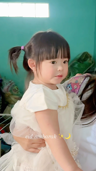 selamat hari raya idul fitri dari yuka-chan! #yukachan #eid #eidmubarak #idulfitri #minivlog