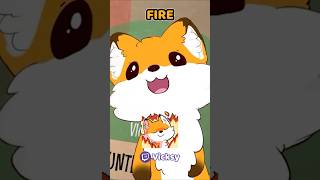 THIS FOX IS ON FIRE! 🔥🦊🔥 #shorts #vtuber
