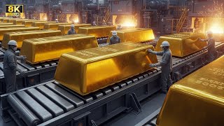 How Billion-Dollar Gold Bars are Cast in a High-Security Foundry (Industry Secrets)