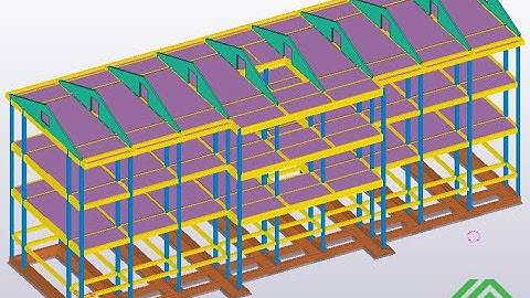 Bài 1: Hệ lưới trục trong Tekla.
