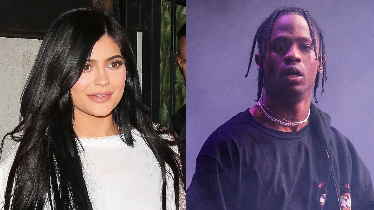 Kylie Jenner, Travis Scott Look Flirty While Sitting Courtside at NBA Playoffs ...