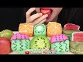 Bites Only Fruit Cake Pop Watermelon Popsicle Jane Asmr