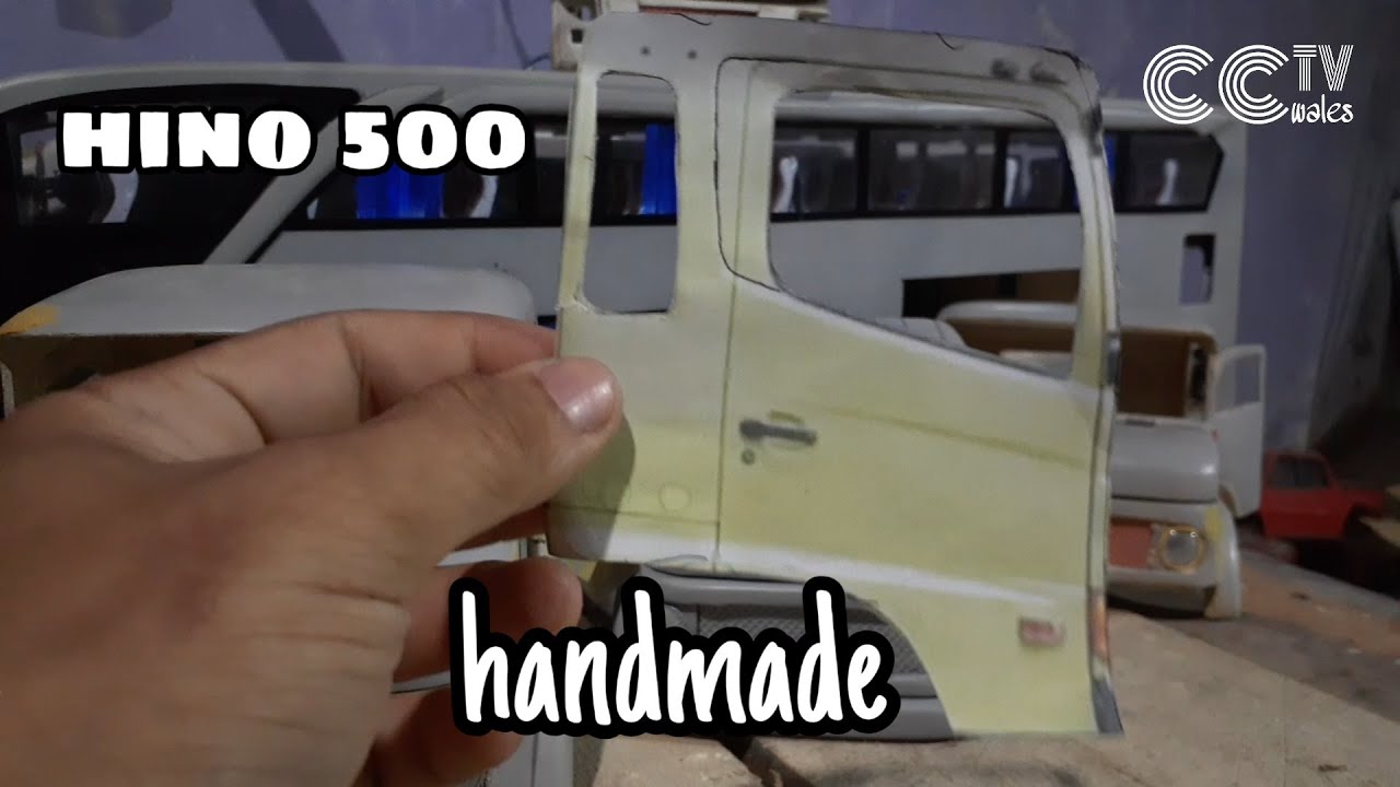 Review pembuatan kabin truk  hino  500  alibaba miniatur 