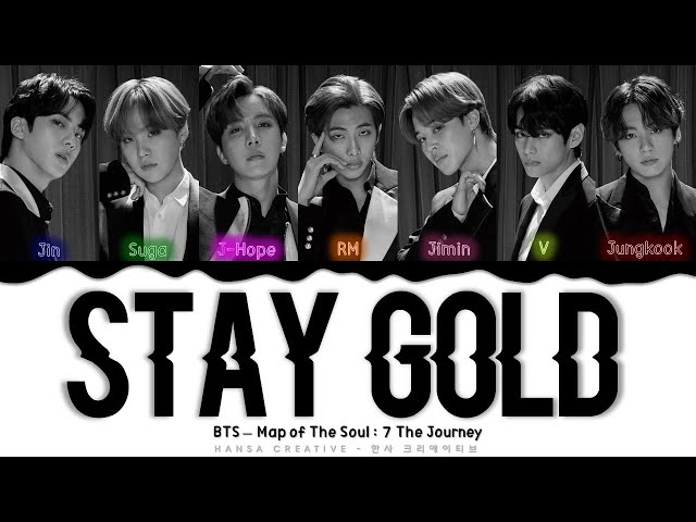 Bts Stay Gold Romanized Lyrics Bts Stay Gold Romanized Lyrics