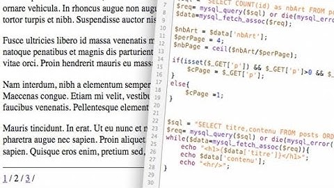 Tutoriel PHP : Créer une pagination