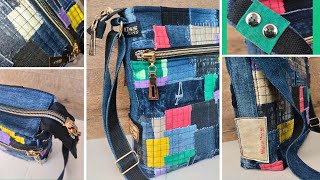 I sew to order for the third time / The most successful idea for recycling denim scraps