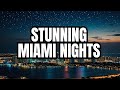 Miami Night Skyline Stunning Aerial View In 4K Breathtaking City Lights Chill Vibes
