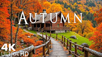 October Autumn 🍁Beautiful Relaxing Music🍁Stop Overthinking, Stress Relief Music With Autumn Melodie