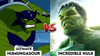 Hulk Vs Ultimate Humungasour Who Is Powerful ? Ben 10 Vs Avengers By The Komix