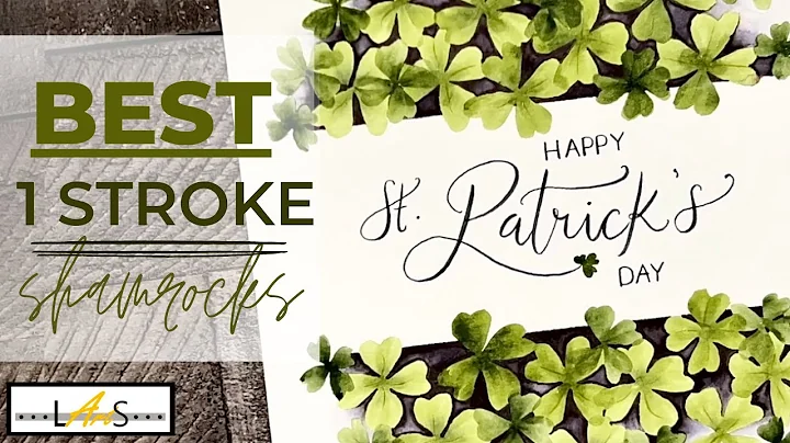 How to Paint St. Patrick's Day Clovers: Shamrocks with Watercolor! st patrick's day!
