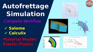 Famous Autofrettage Analysis in Calculix Tutorial | Salome | CAE4U | Elastic-Plastic simulation Net Worth