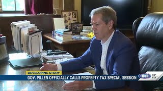 Gov. Pillen calls special session to cut property taxes in Nebraska