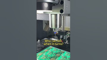 Pcb depaneling router machine #decompression #pcb #fyp #engineering