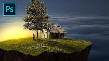 Photoshop Manipulation Tutorial - Floating Island