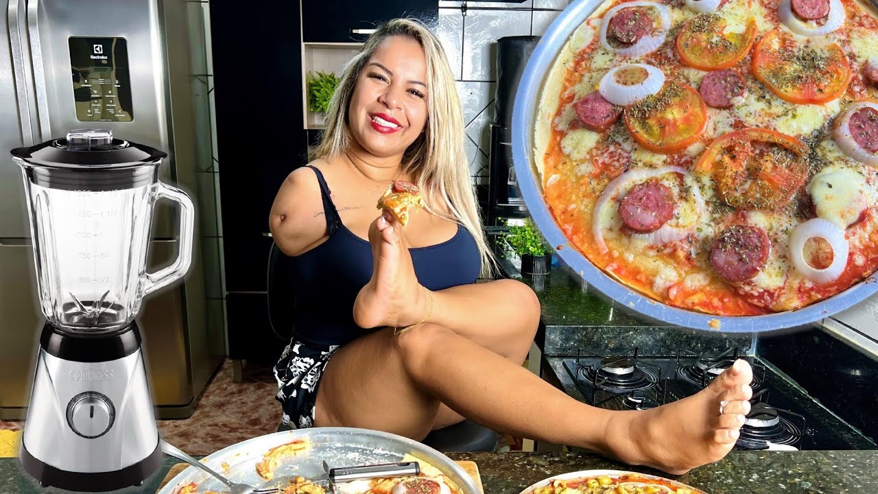 PIZZA DE LIQUIDIFICADOR: 😱 10 MINUTOS!!!