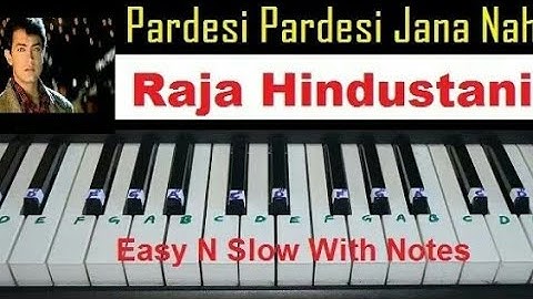 Pardesi Pardesi Jana Nahi Tutorial| सिर्फ एक बार में ही, कोई भी सीख जाएगा | Very Easy Piano Tutorial