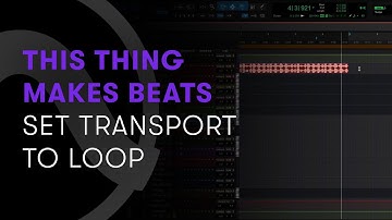 This Thing Makes Beats — Part 2 – Set Transport to Loop