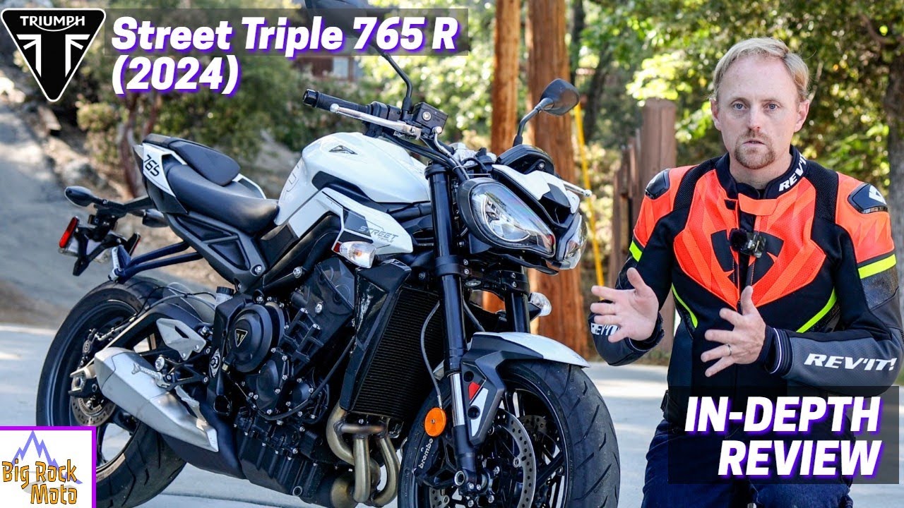 Triumph Street Triple 765 R 2024 года — лучший в своем классе спортивный мотоцикл по выгодной цен...