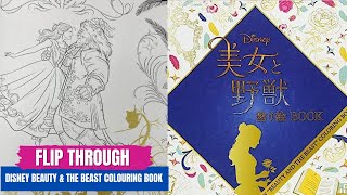 Disney Beauty and the Beast Japanese Coloring Book Review News