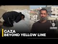 Israeli military conducts attacks beyond yellow line