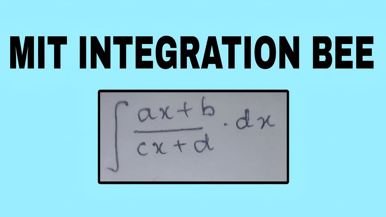 Can You Solve This MIT Integration Bee Integral? 😳
