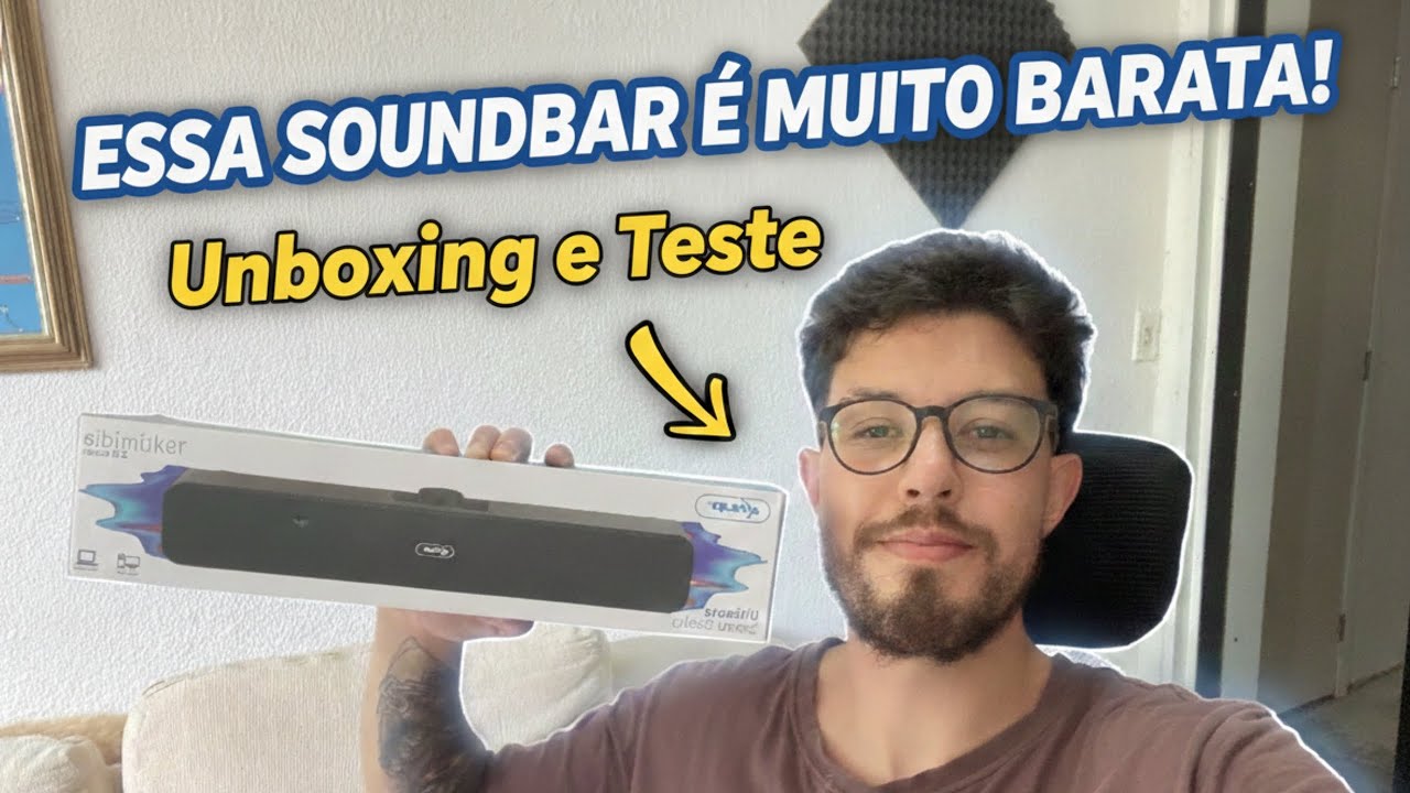 ESSA SOUNDBAR ME SURPREENDEU!