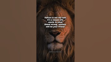 Failure is not the end, #motivationalvideo #successmind #motivationalquotes #mindsetminute #quotes