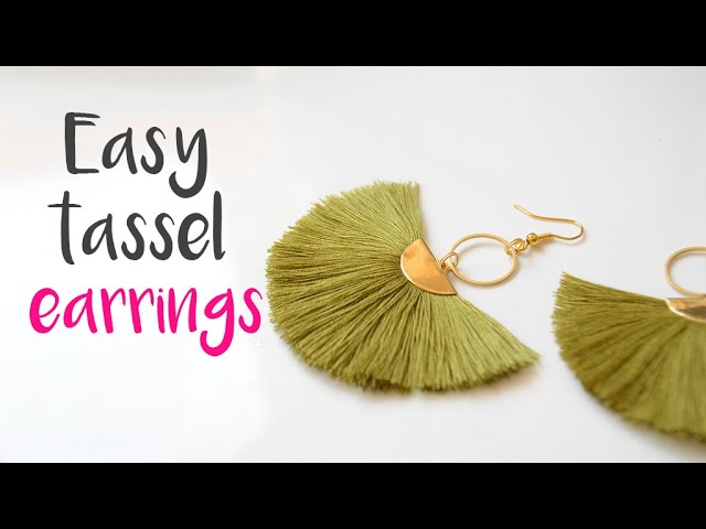 Mini DIY Tutorial – Tassel Jewelry 3 Ways — Sew DIY