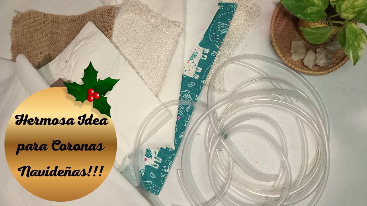 CORONAS NAVIDEÑAS - HERMOSA IDEA!!!🎄🎨♻💡🌸🎉🎊🦋🤗