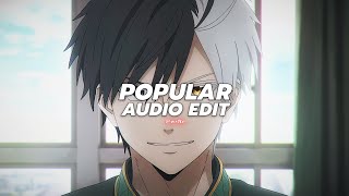 popular || the weeknd, madonna ft. playboi carti [edit audio]
