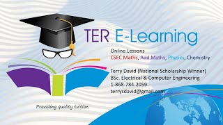 CSEC Chemistry - Crash Course (Session 3) - June 2021