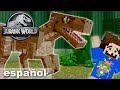 Ep 1 de la aventura Minecraft Jurassic World  ¡ATRAPADO en una jaula de un Raptor! | JURASSIC WORLD