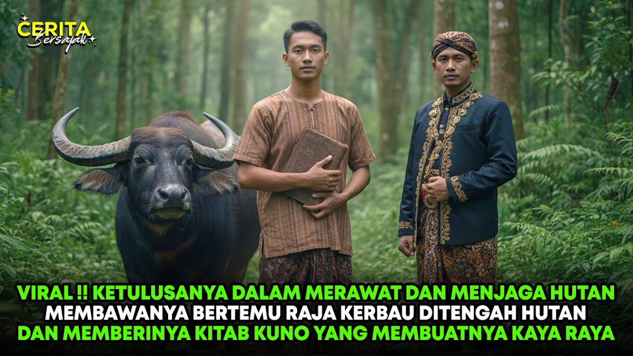 VIRAL !! PEMUDA MISKIN BERTEMU RAJA KERBAU LIAR DAN DIBERI KITAB KUNO YANG MEMBUATNYA KAYA RAYA