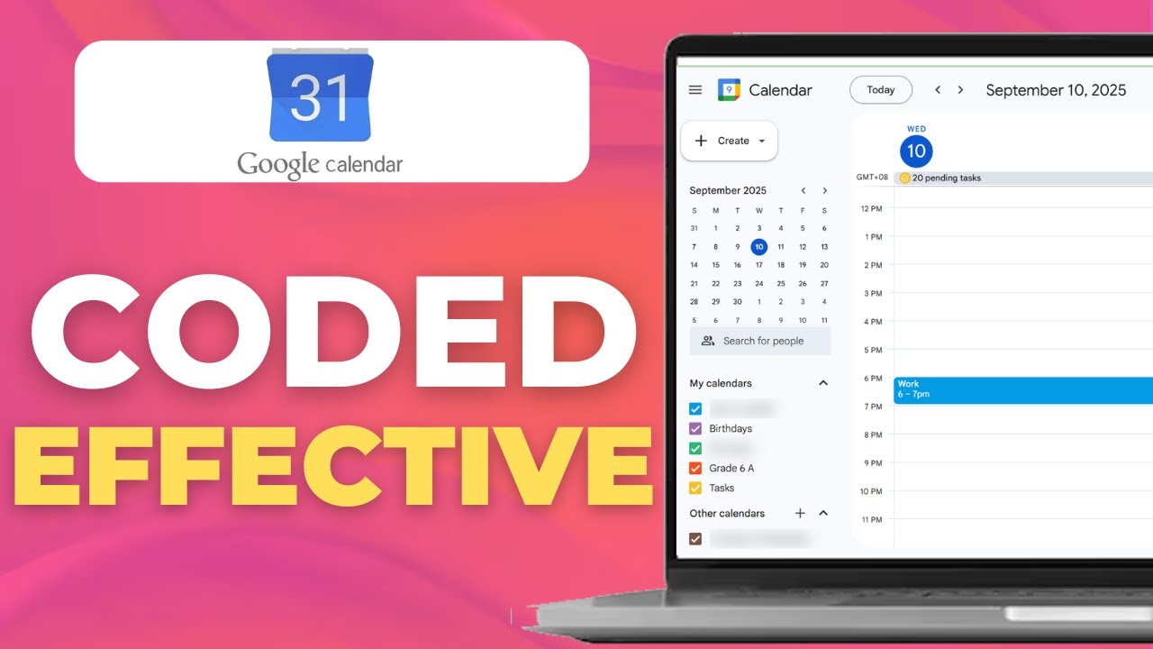 How to Create a Time Blocking Schedule with Google Calendar  Productivity Tips & Tricks