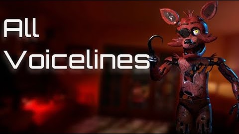 Foxy the Pirate Fox All Voicelines (with subtitles)