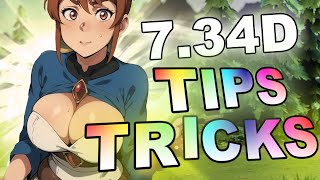 NEW 7.34d Dota 2 TIPS, TRICKS and BUGS!